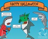 Halloween sharks